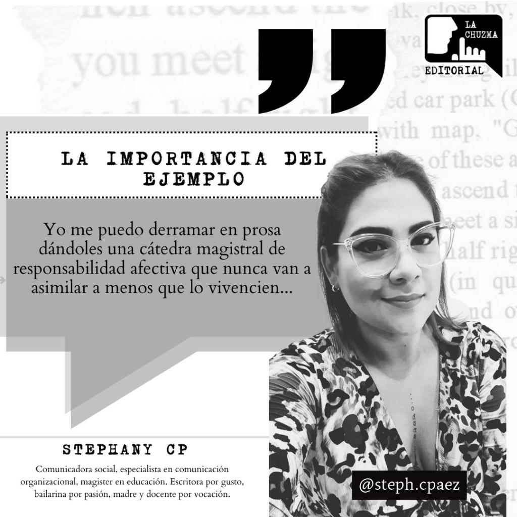 LA IMPORTANCIA DEL&nbsp;EJEMPLO