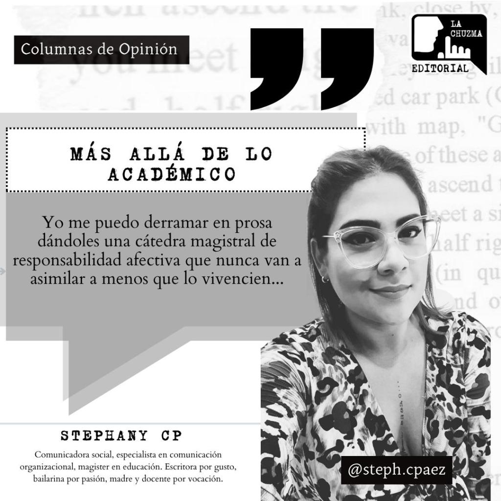 MÁS ALLÁ DE LO&nbsp;ACADÉMICO