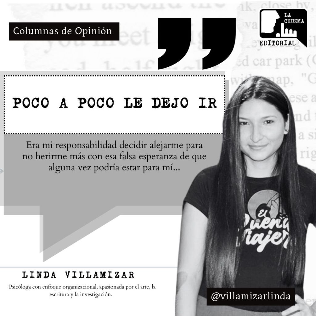 POCO A POCO LE DEJO&nbsp;IR