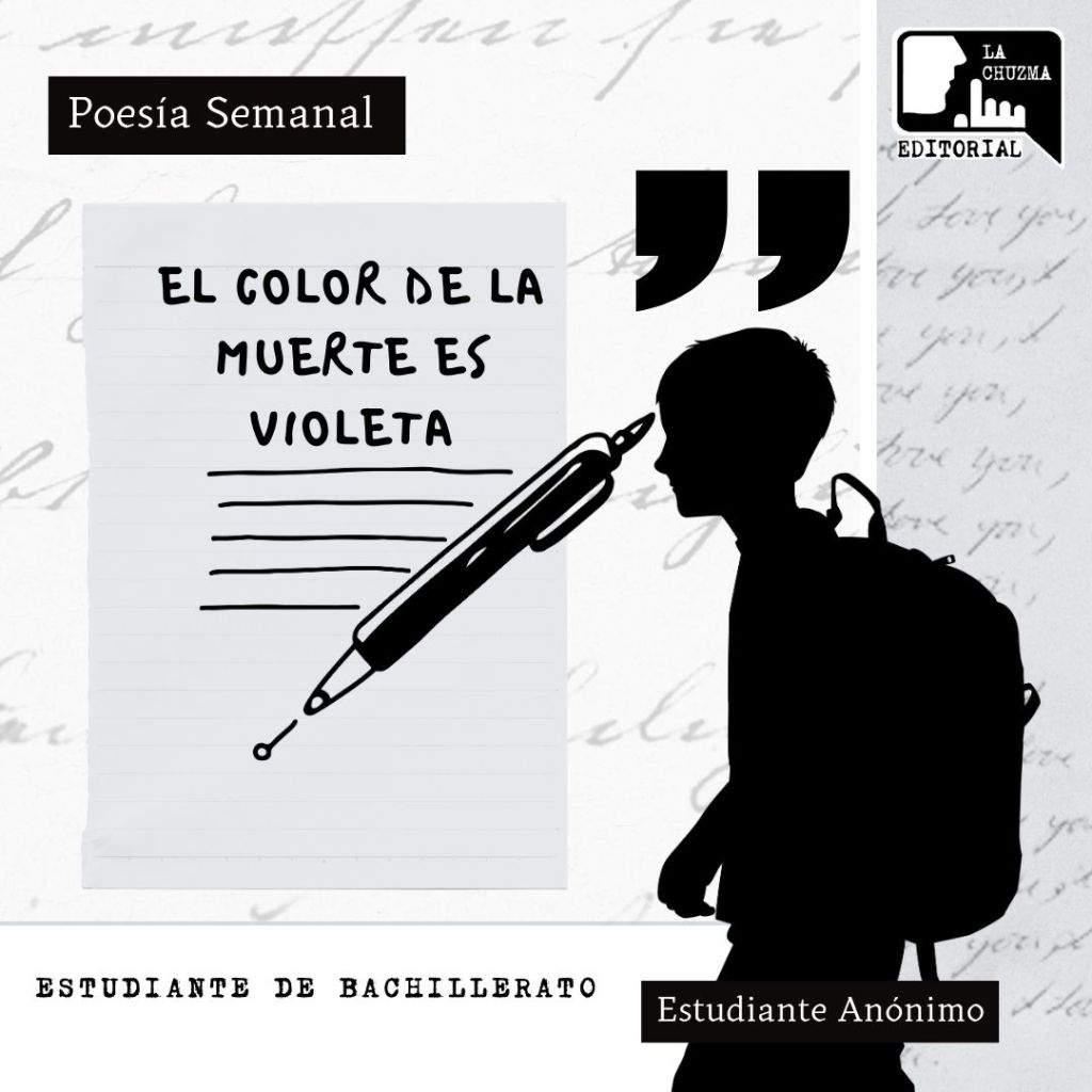 Poema: EL COLOR DE LA MUERTE ES&nbsp;VIOLETA