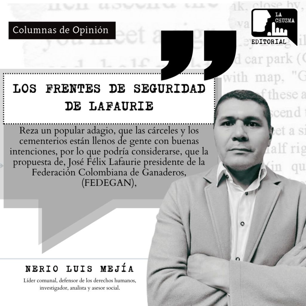 LOS FRENTES DE SEGURIDAD DE&nbsp;LAFAURIE