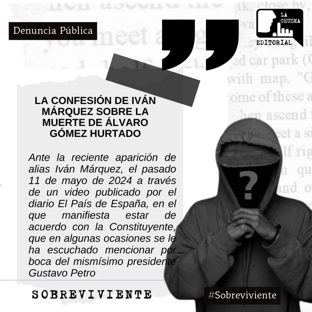 LA CONFESIÓN DE IVÁN MÁRQUEZ SOBRE LA MUERTE DE ÁLVARO GÓMEZ&nbsp;HURTADO