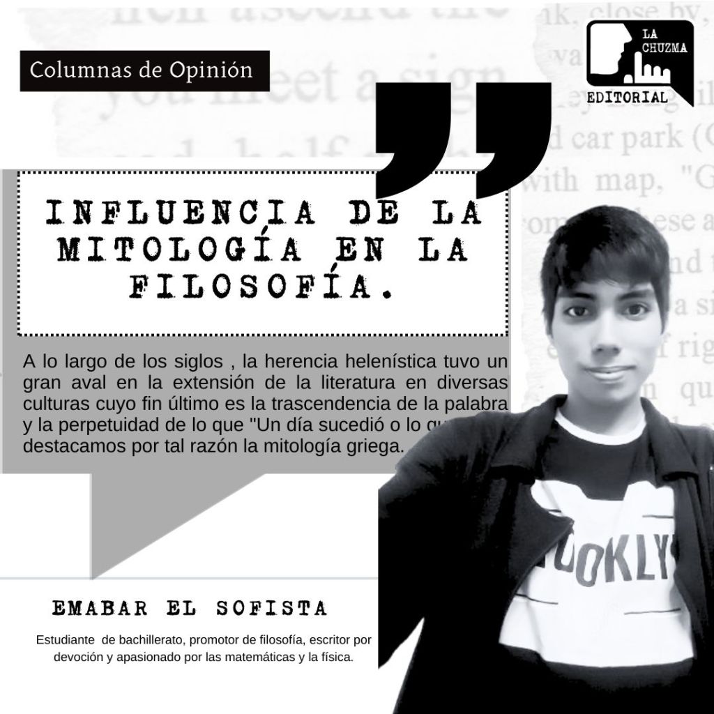 INFLUENCIA DE LA MITOLOGÍA EN LA&nbsp;FILOSOFÍA.
