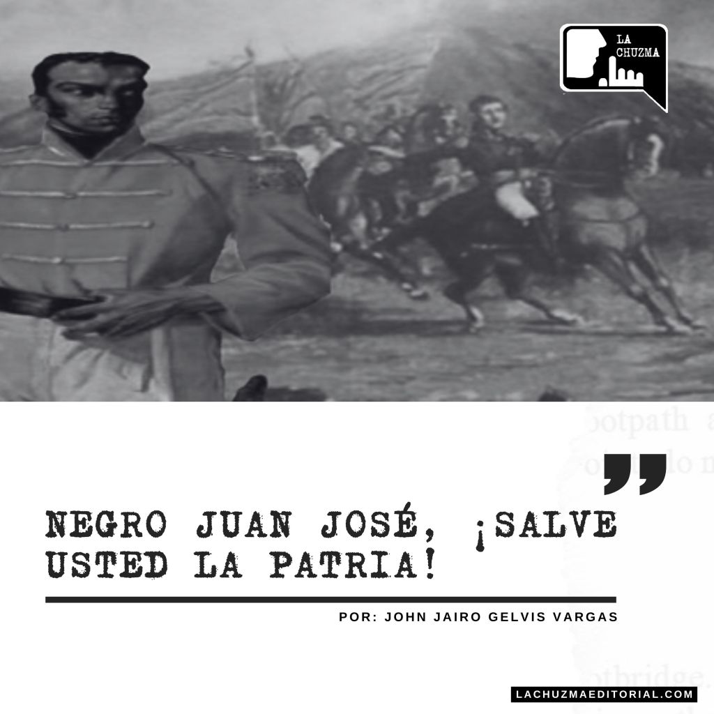 Negro Juan José, ¡Salve usted la&nbsp;Patria!