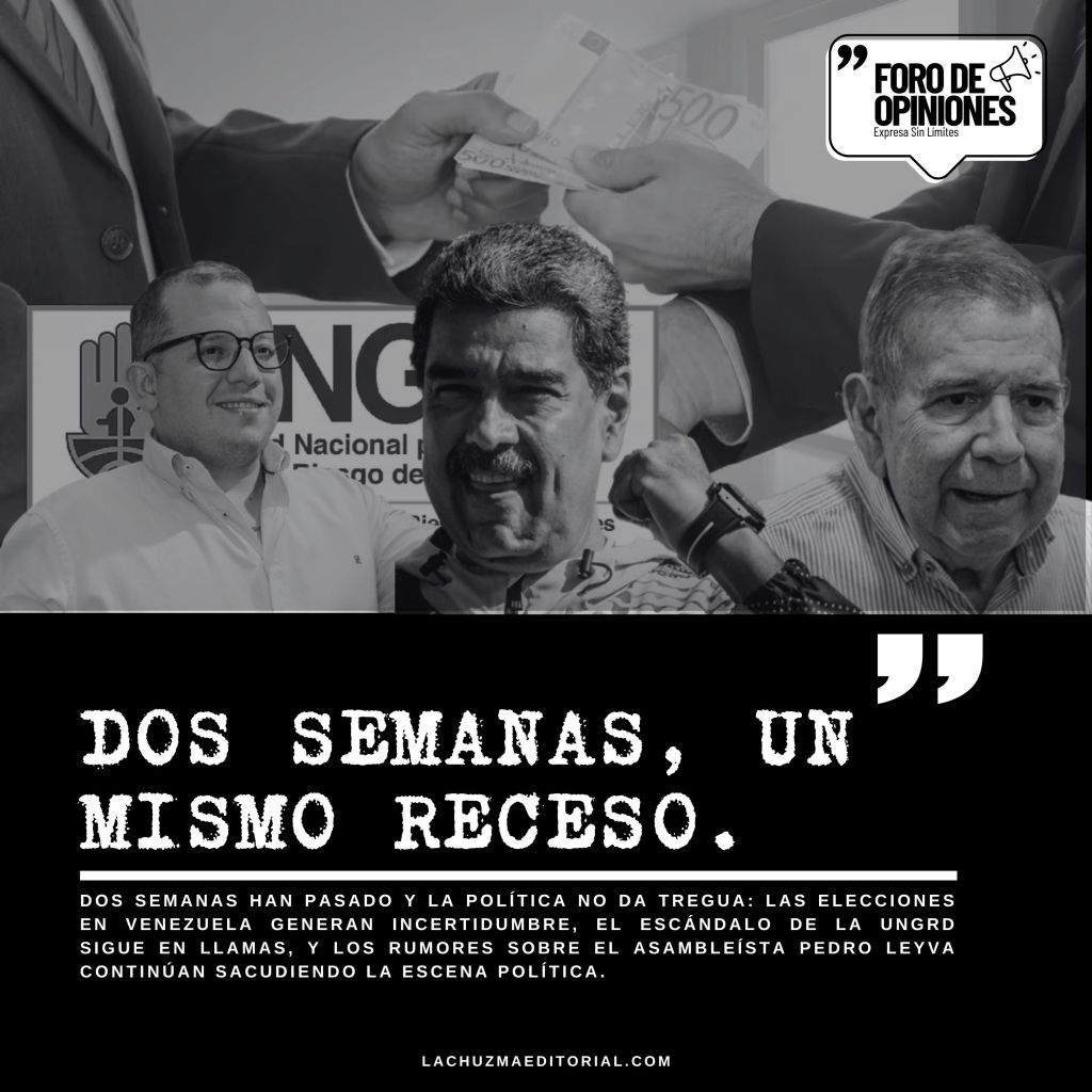 DOS SEMANAS, UN MISMO&nbsp;RECESO.